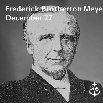 Fredrick Brotherton Meyer, US, Pastor